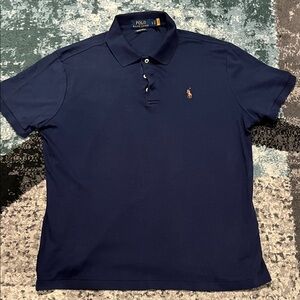 Polo by Ralph Lauren Men's Deep Blue Polo Shirt
